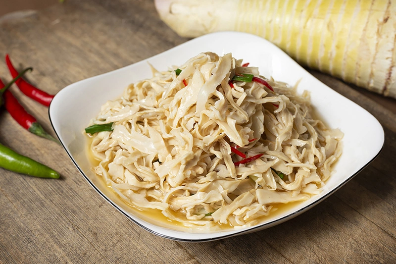 Family-Prepared Side Dishes with Tender Glutinous Rice and Bamboo Shoots Food